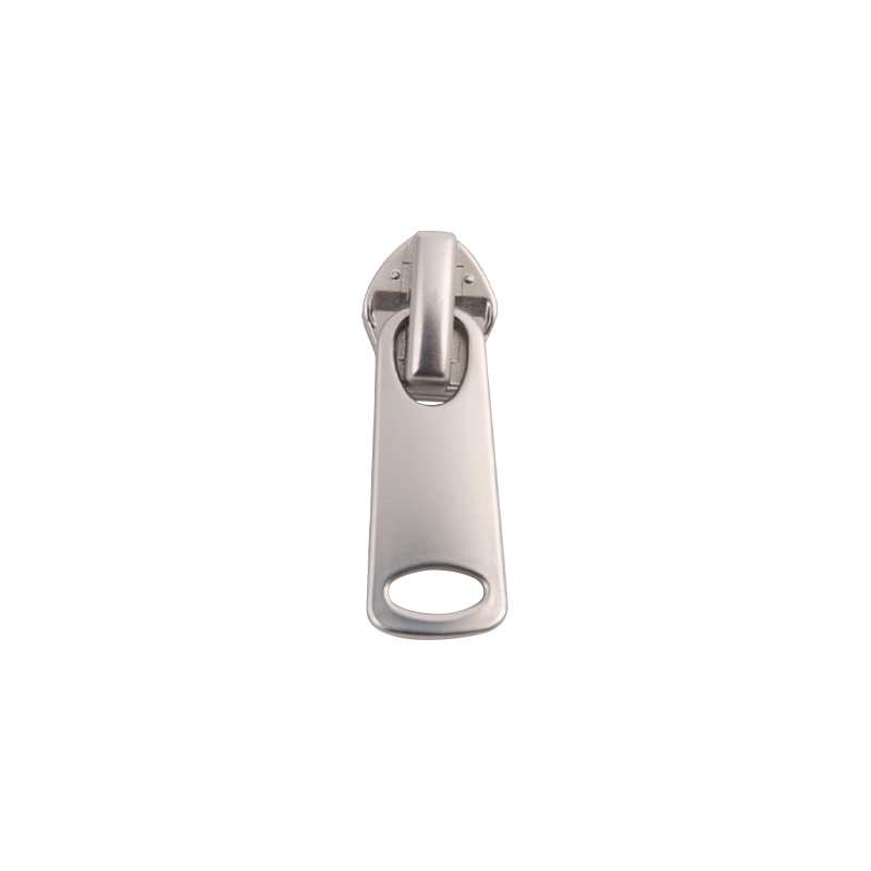 FY16499 Cursore in nylon argento opaco 5#